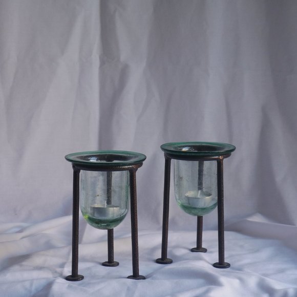 Other - Rustic Candle Holder | Set of 2